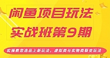 闲鱼项目玩法实操教程 教您选品上虚拟类与实物类裂变玩法