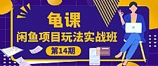 龟课《闲鱼项目玩法实战班第14期》批量细节玩法，一个月收益几万