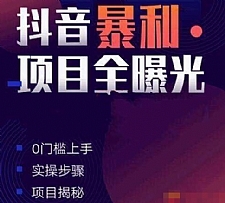 抖音暴利项目全曝光:揭秘5个月入1万+的项目（完结）