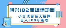 阿兴博客兼职教程 小白当天结算日入300+【官方售价3500元】