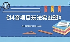 宅男《抖音项目玩法实战班》线上第2期每天佣金10000+