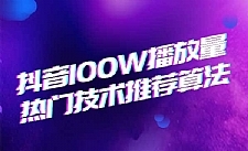 2020抖音垂直领域内训课程，100W播放量热门技术推荐算法